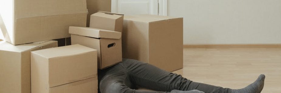 Imagem demonstrando que alguns erros na sua mudança residencial podem se tornar um grande problema