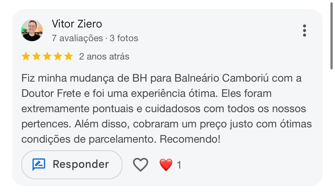 Avaliação Google 8